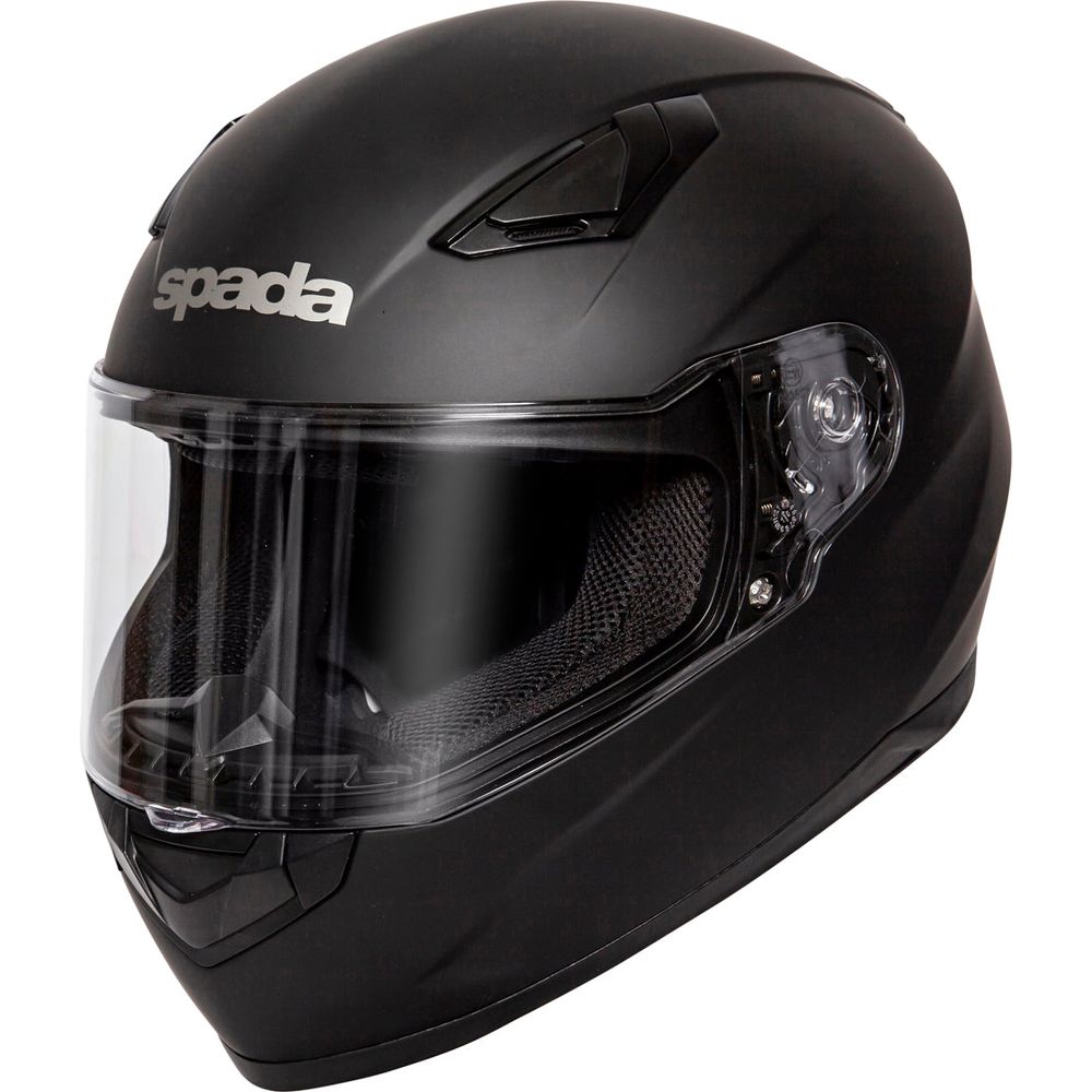 Spada Raiden Full Face Helmet Matt Black (Image 2) - ThrottleChimp