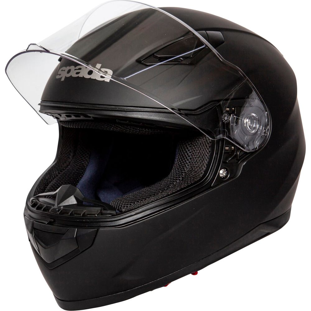 Spada Raiden Full Face Helmet Matt Black FREE 1 YEAR Returns, FREE UK Delivery | ThrottleChimp