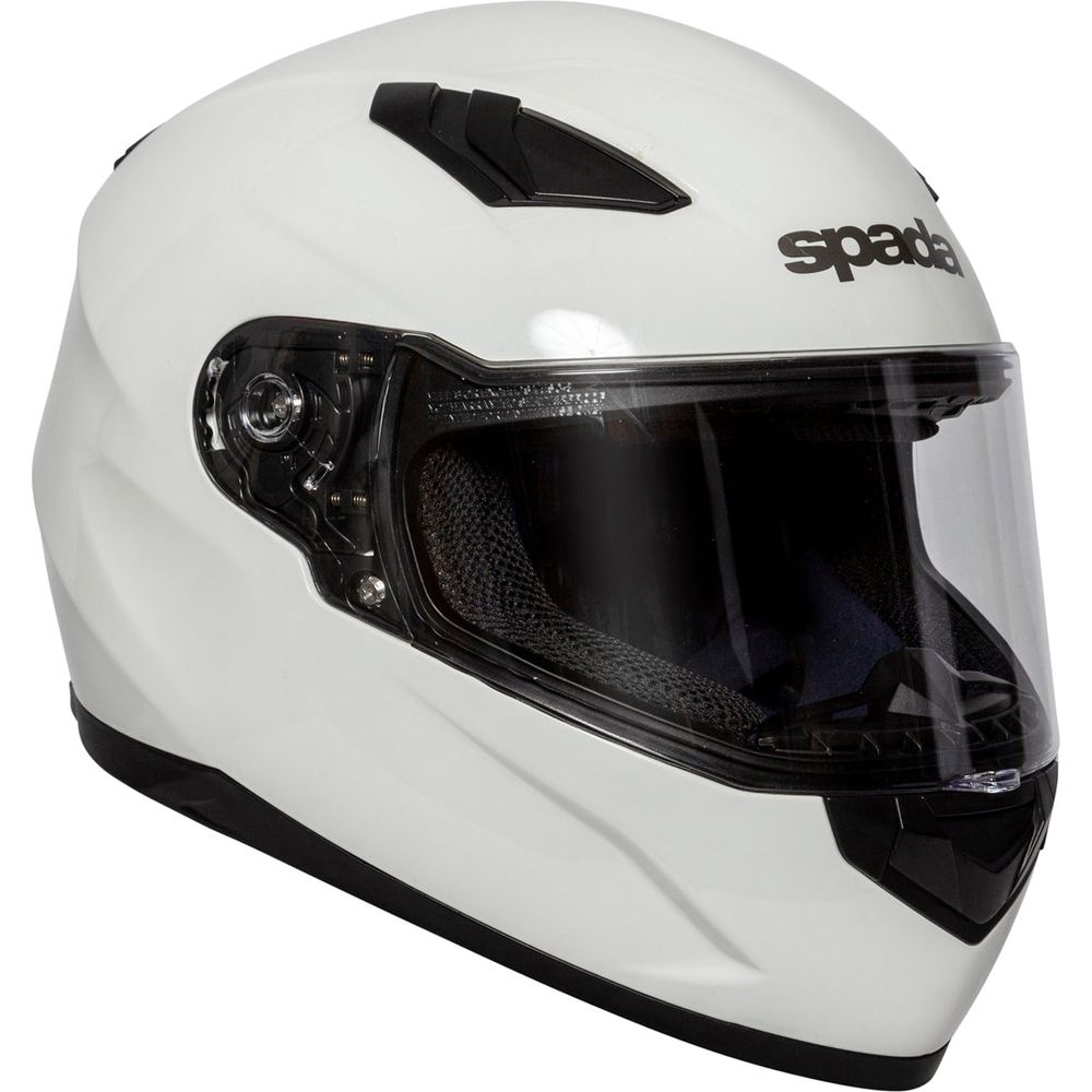 Spada Raiden Full Face Helmet White FREE 1 YEAR Returns, FREE UK Delivery | ThrottleChimp