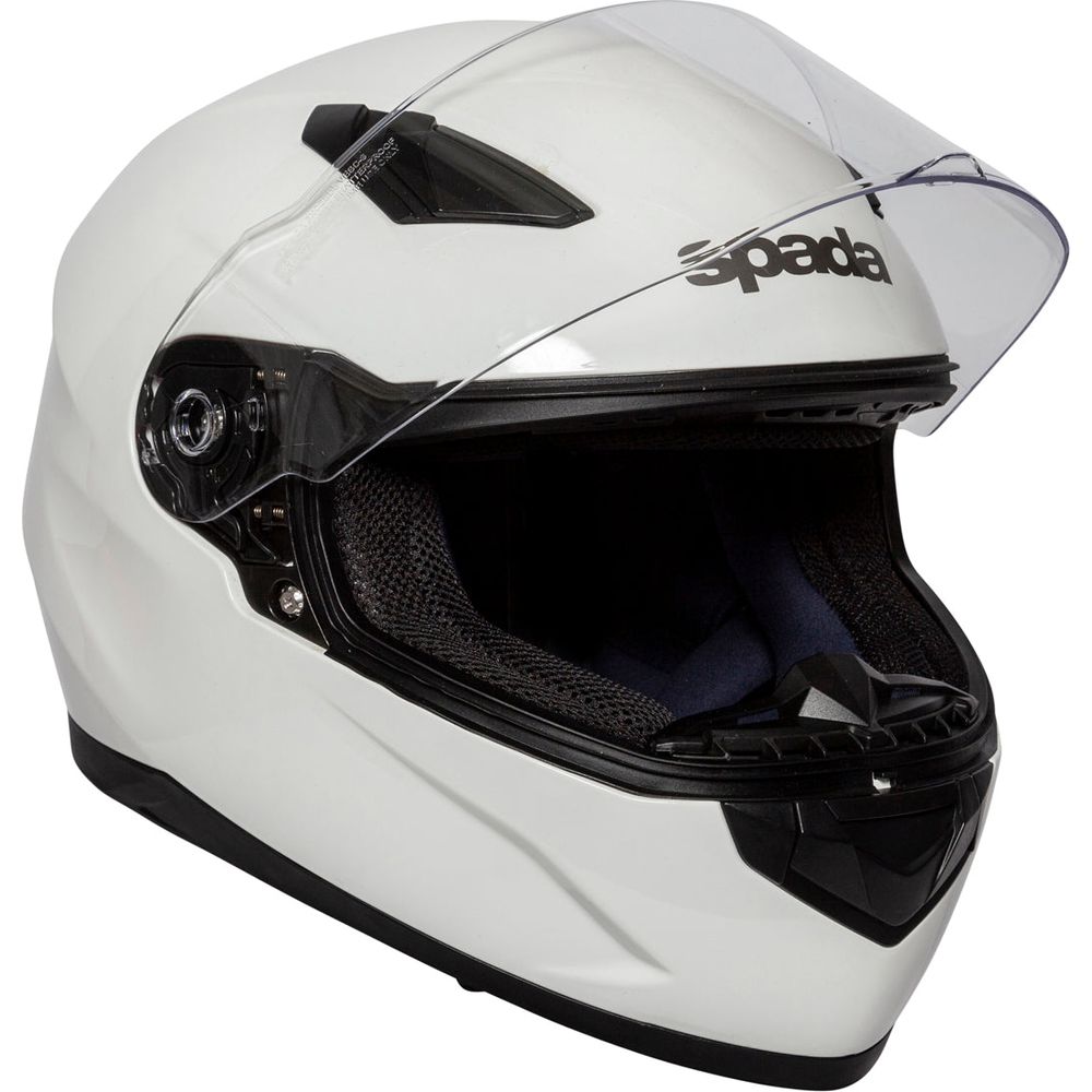 Spada Raiden Full Face Helmet White FREE 1 YEAR Returns, FREE UK Delivery | ThrottleChimp