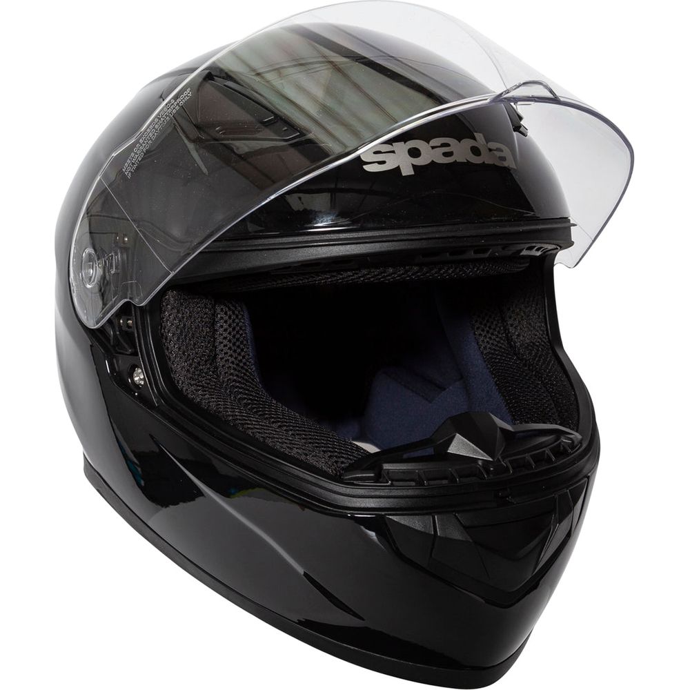 Spada Raiden Full Face Helmet Black FREE 1 YEAR Returns, FREE UK Delivery | ThrottleChimp