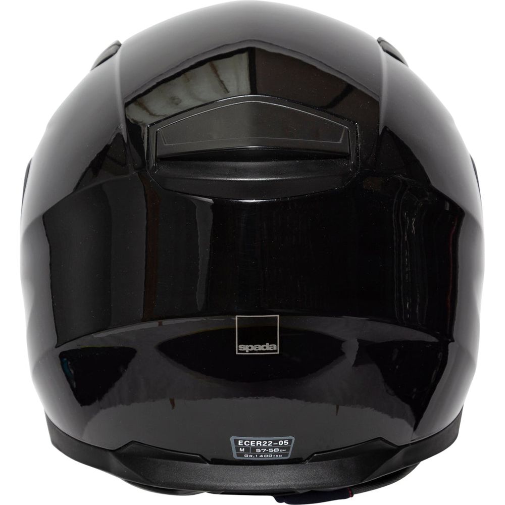 Spada Raiden Full Face Helmet Black FREE 1 YEAR Returns, FREE UK Delivery | ThrottleChimp