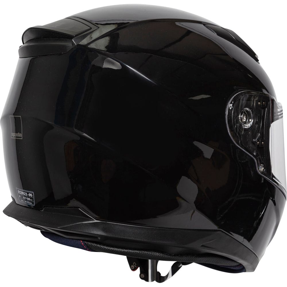 Spada Raiden Full Face Helmet Black FREE 1 YEAR Returns, FREE UK Delivery | ThrottleChimp