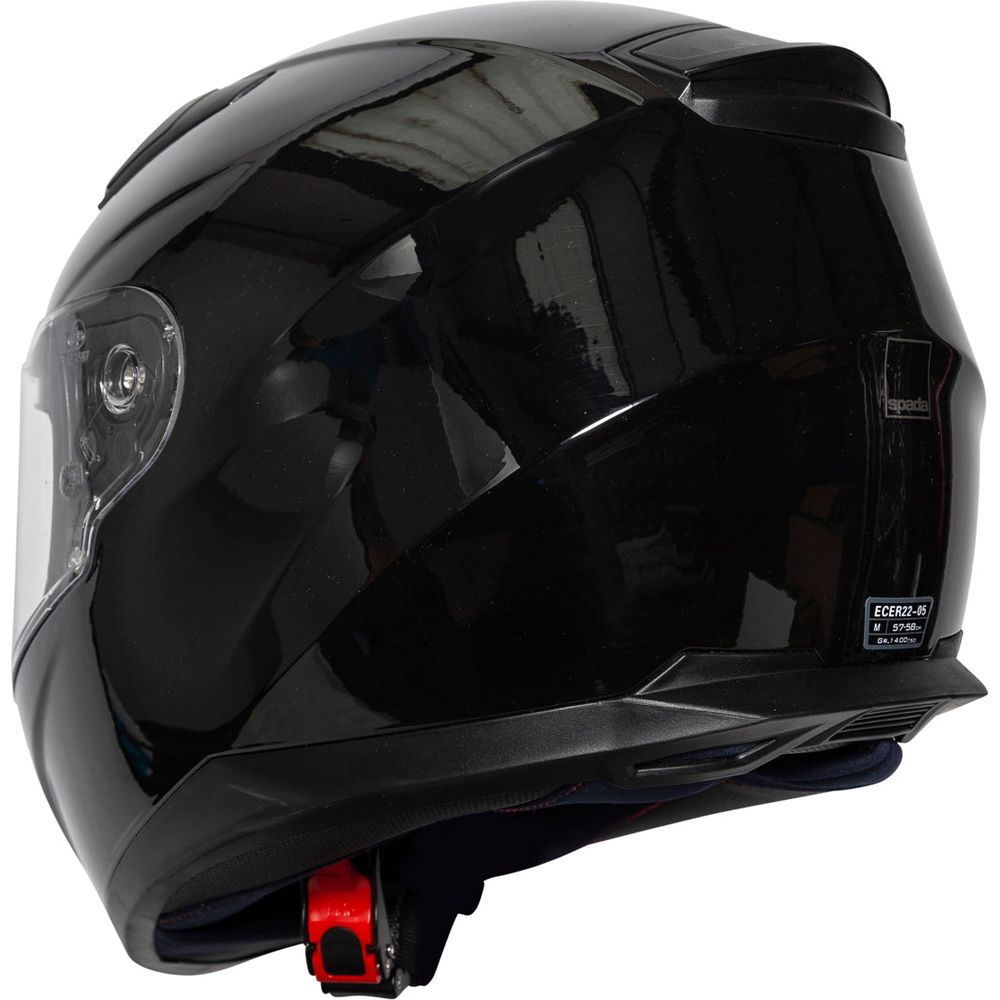 Spada Raiden Full Face Helmet Black FREE 1 YEAR Returns, FREE UK Delivery | ThrottleChimp