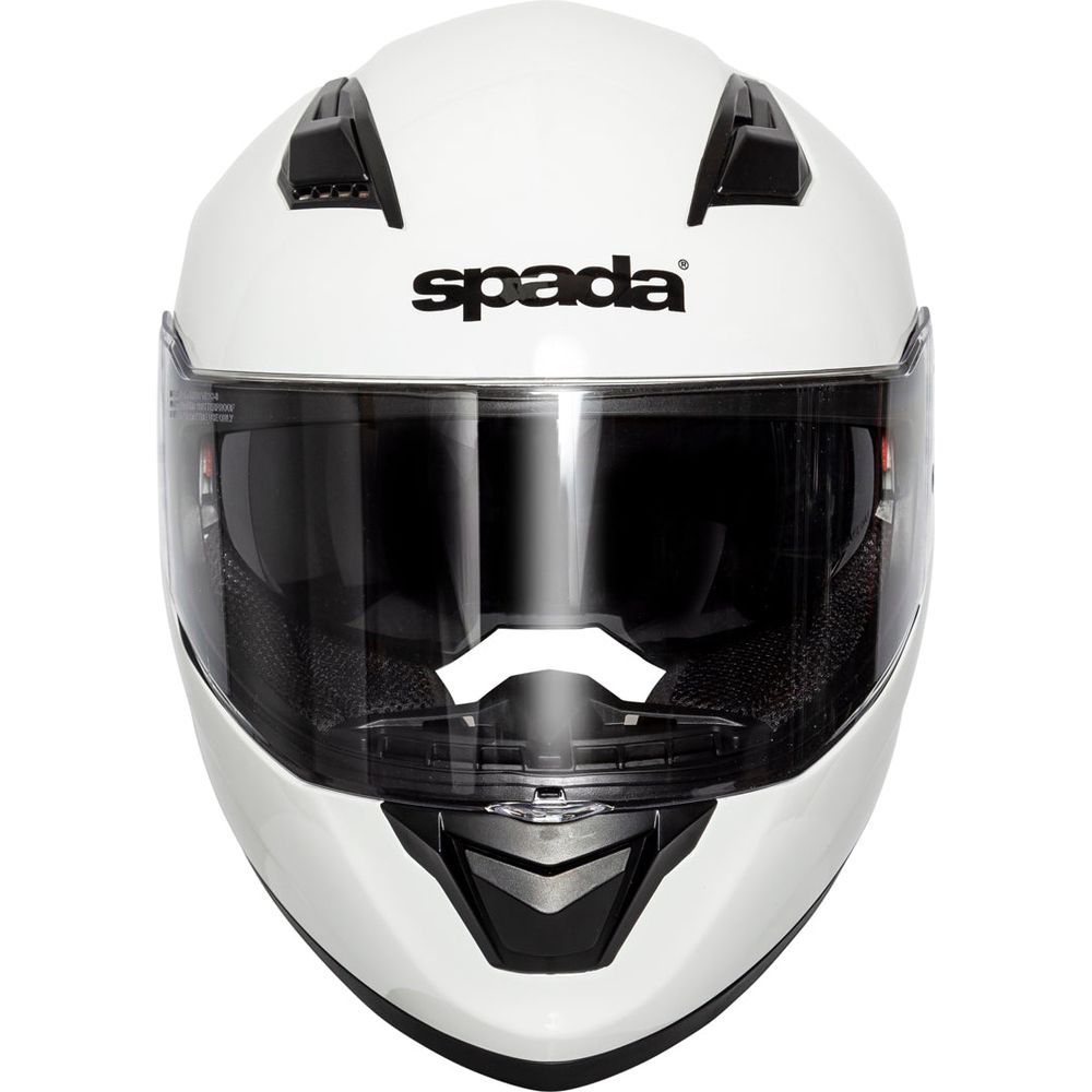 Spada SP17 Full Face Helmet White FREE 1 YEAR Returns, FREE UK Delivery | ThrottleChimp