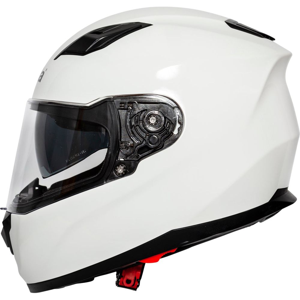 Spada SP17 Full Face Helmet White FREE 1 YEAR Returns, FREE UK Delivery | ThrottleChimp