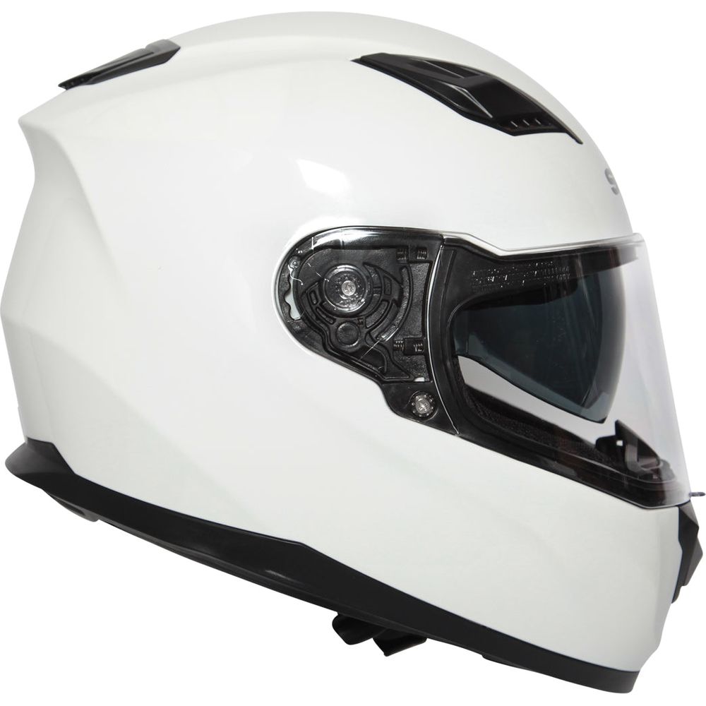 Spada SP17 Full Face Helmet White FREE 1 YEAR Returns, FREE UK Delivery | ThrottleChimp