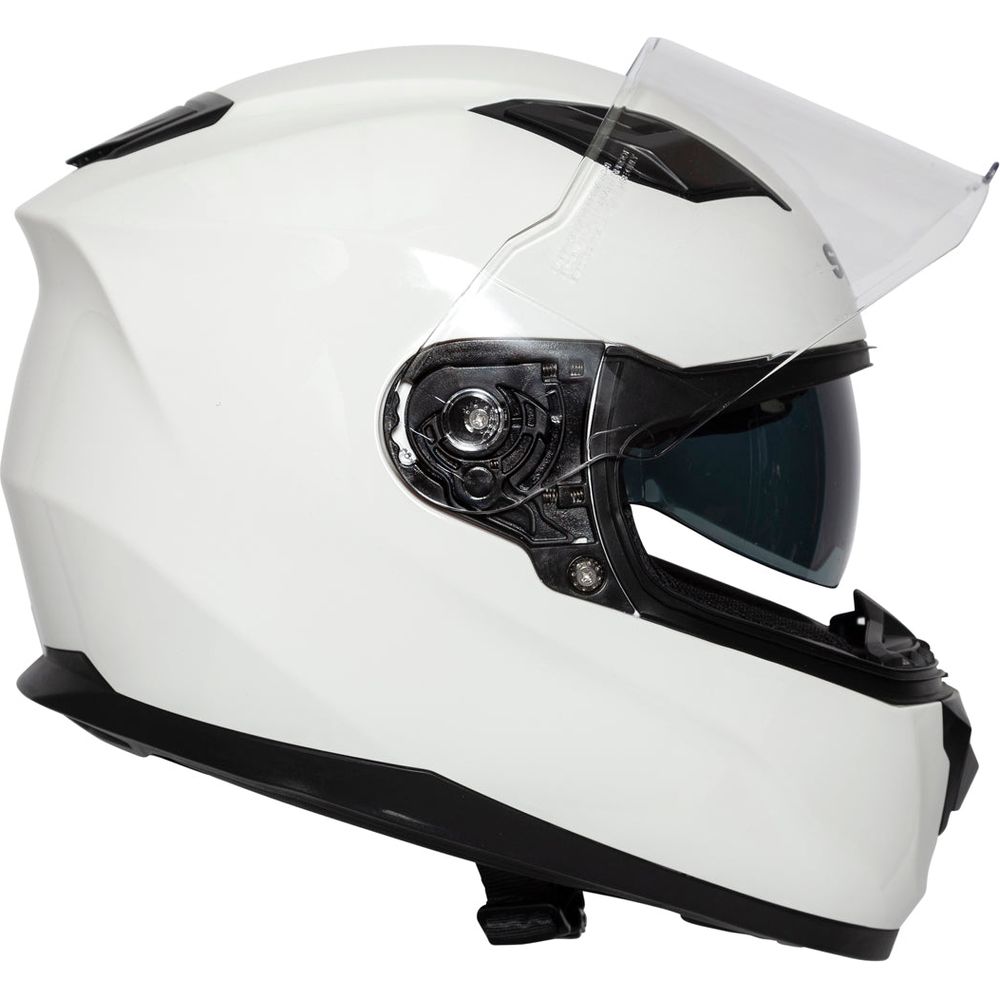 Spada SP17 Full Face Helmet White FREE 1 YEAR Returns, FREE UK Delivery | ThrottleChimp