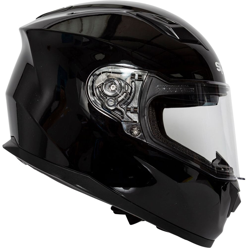 Spada SP17 Full Face Helmet Black (Image 7) - ThrottleChimp