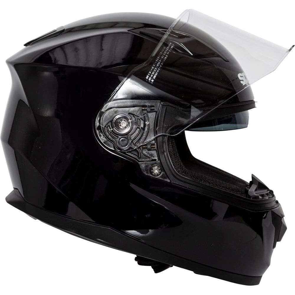 Spada SP17 Full Face Helmet Black (Image 9) - ThrottleChimp