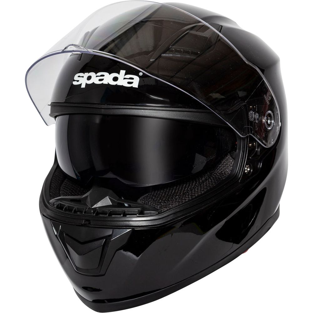 Spada SP17 Full Face Helmet Black (Image 13) - ThrottleChimp