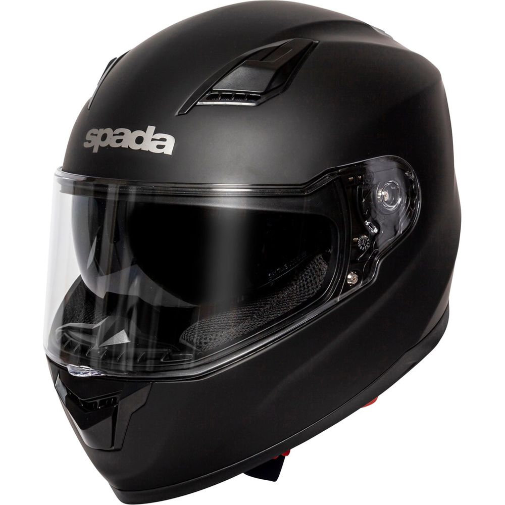 Spada SP17 Full Face Helmet Matt Black FREE 1 YEAR Returns, FREE UK Delivery | ThrottleChimp