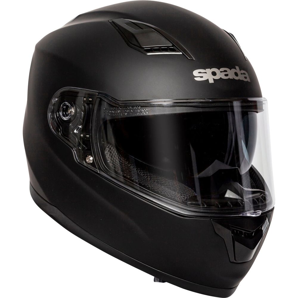 Spada SP17 Full Face Helmet Matt Black (Image 3) - ThrottleChimp