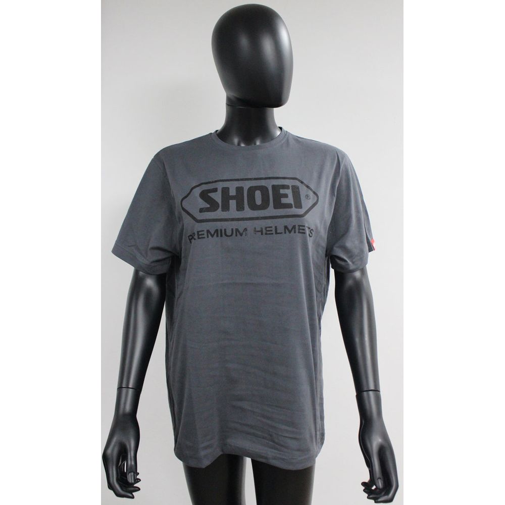 Shoei Vintage 2 T-Shirt Grey (Image 2) - ThrottleChimp