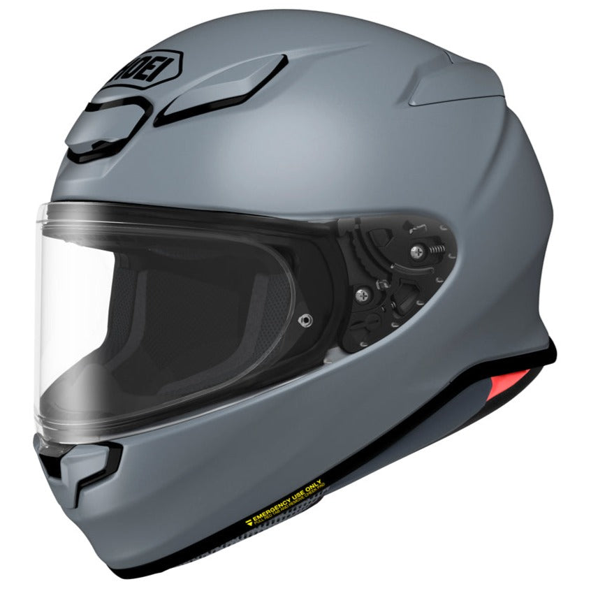 Shoei NXR2 Plain Full Face Helmet Basalt Grey FREE 1 YEAR Returns, FREE UK Delivery | ThrottleChimp