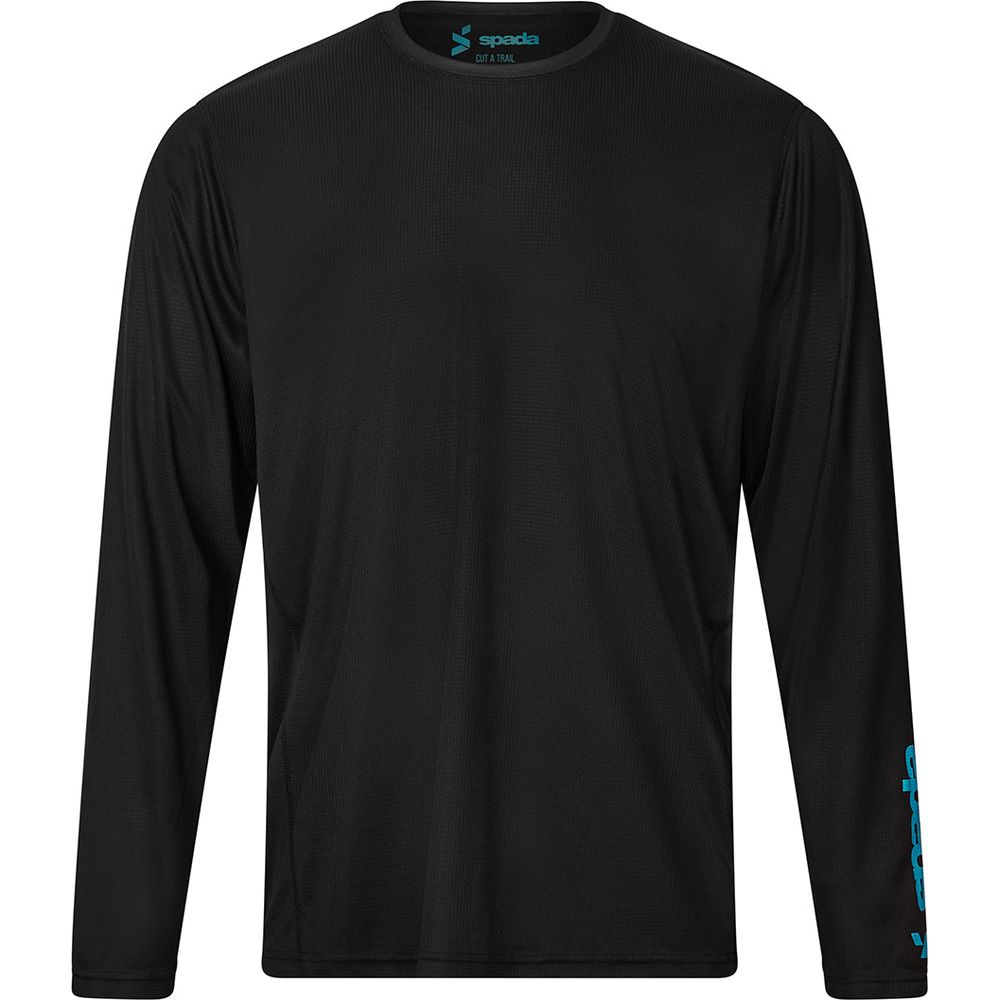 Spada MTB Trail Long Sleeves Jersey Black FREE 1 YEAR Returns, FREE UK Delivery | ThrottleChimp