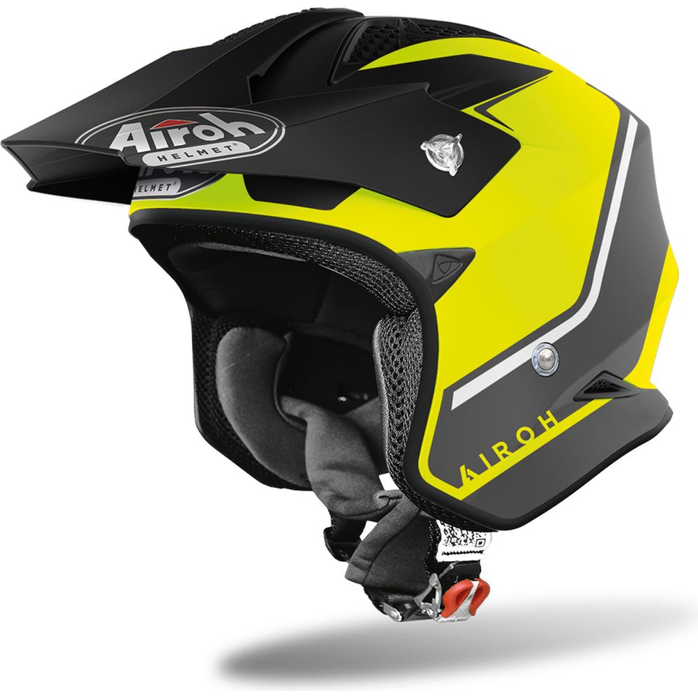 Airoh TRR S Keen Open Face Off-Road Helmet Matt Yellow - ThrottleChimp