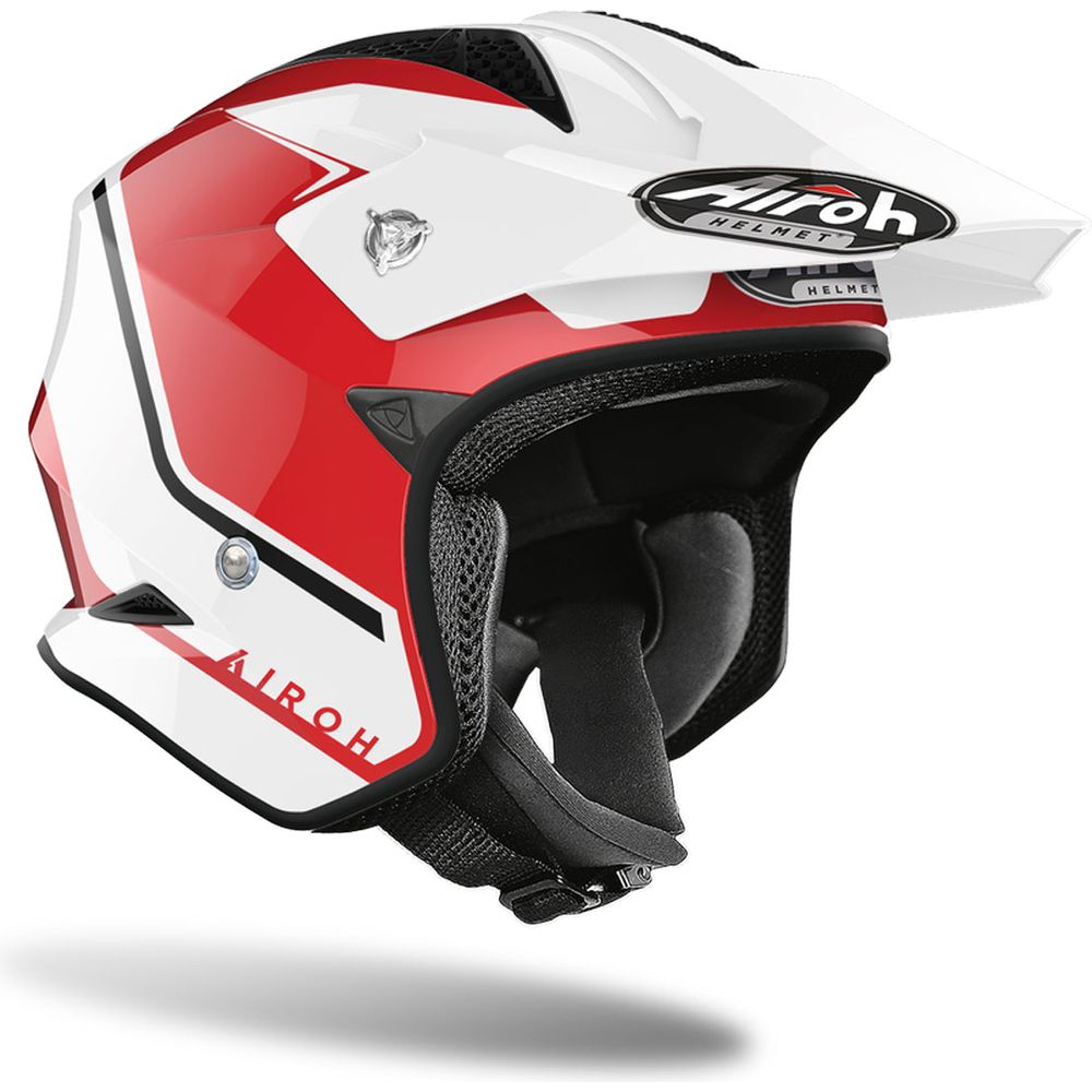 Airoh TRR S Keen Open Face Off-Road Helmet Gloss Red (Image 2) - ThrottleChimp