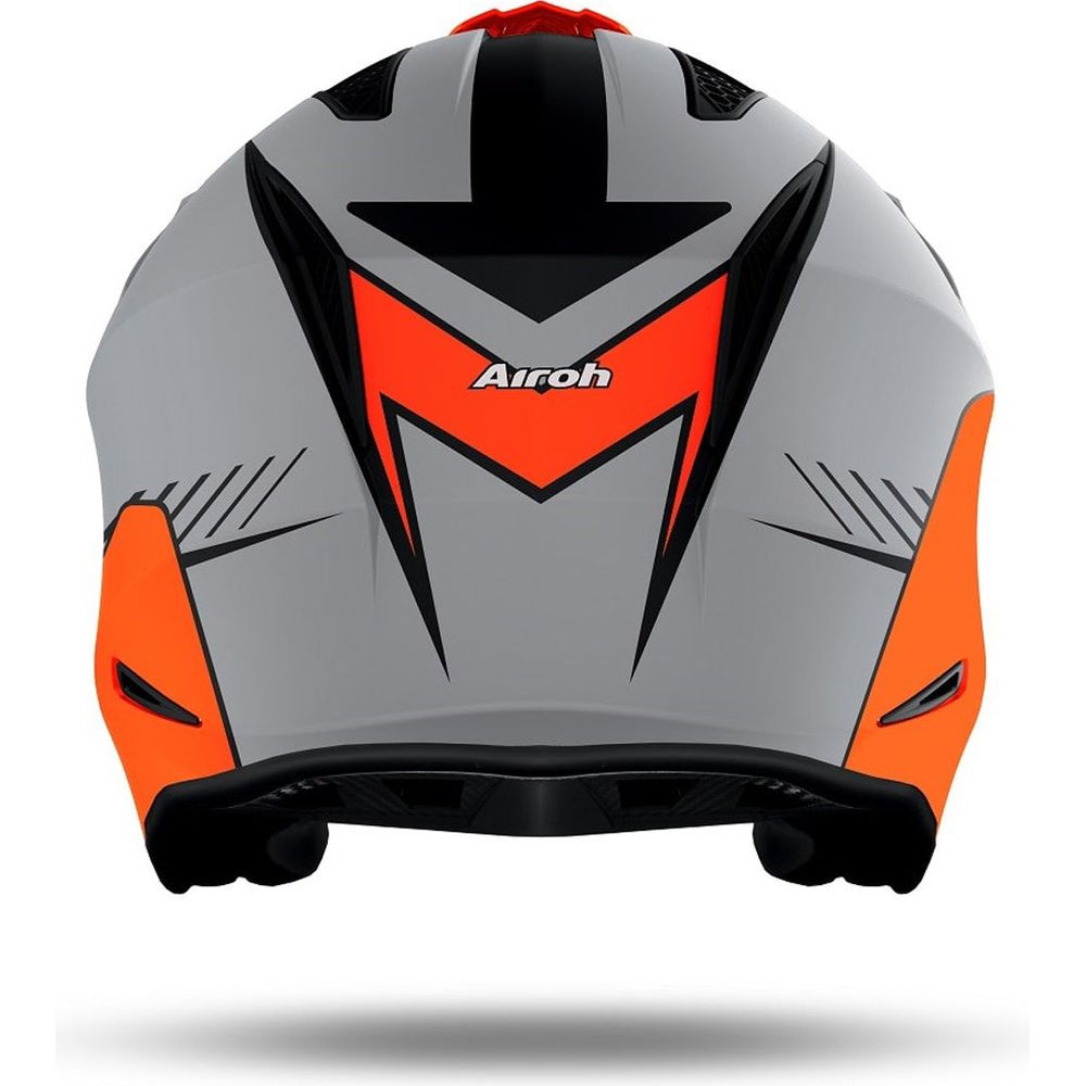 Airoh TRR S Pure Open Face Off-Road Helmet Matt Orange (Image 3) - ThrottleChimp