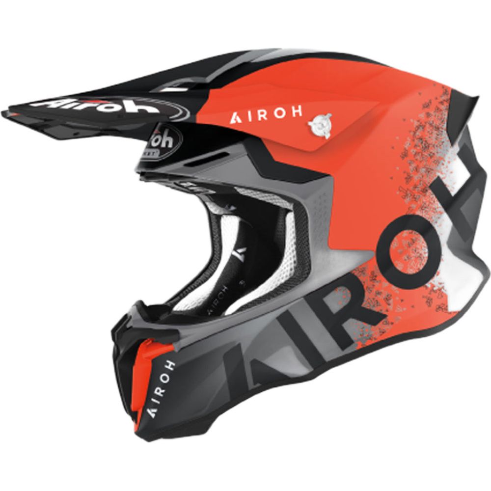 Airoh Twist 2.0 Bit Motocross Helmet Matt Orange - ThrottleChimp