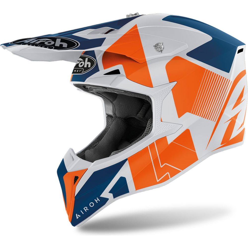 Airoh Wraap Raze Motocross Helmet Matt Orange - ThrottleChimp