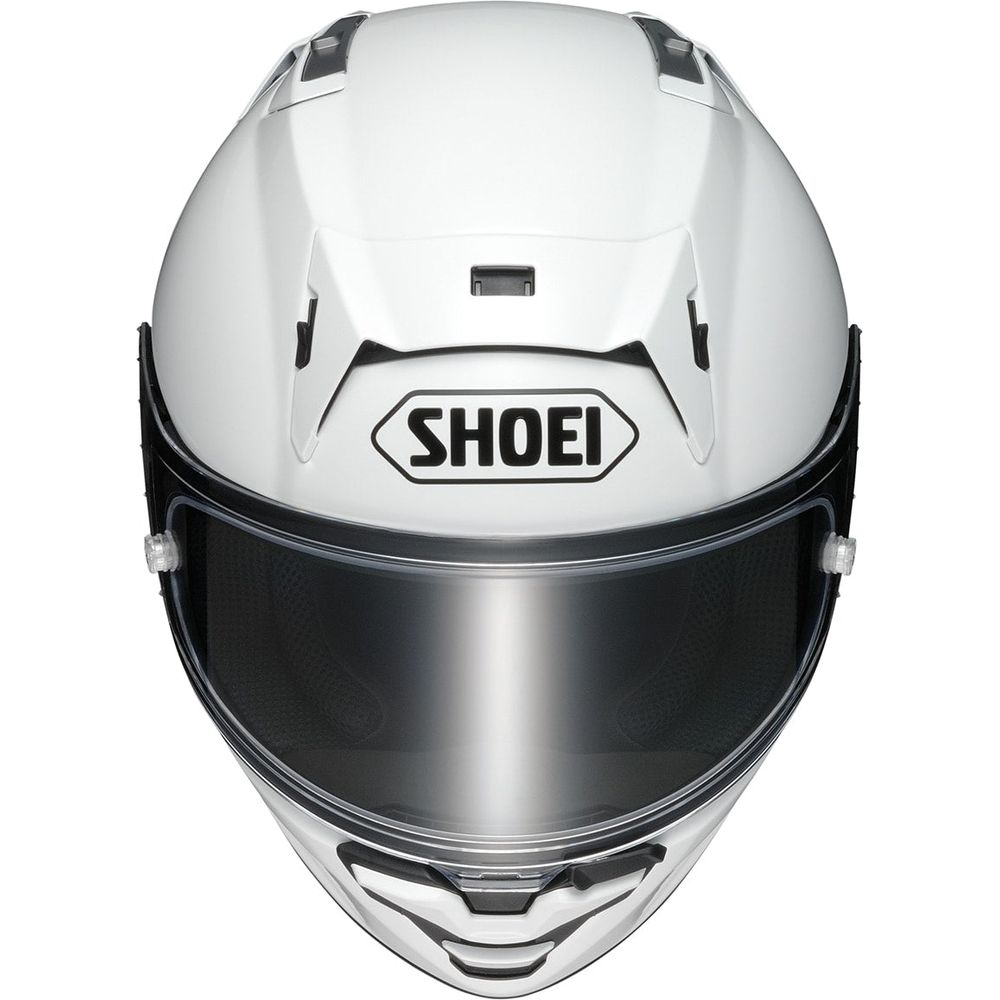 Shoei X-SPR Pro Plain Full Face Helmet White FREE 1 YEAR Returns, FREE UK Delivery | ThrottleChimp