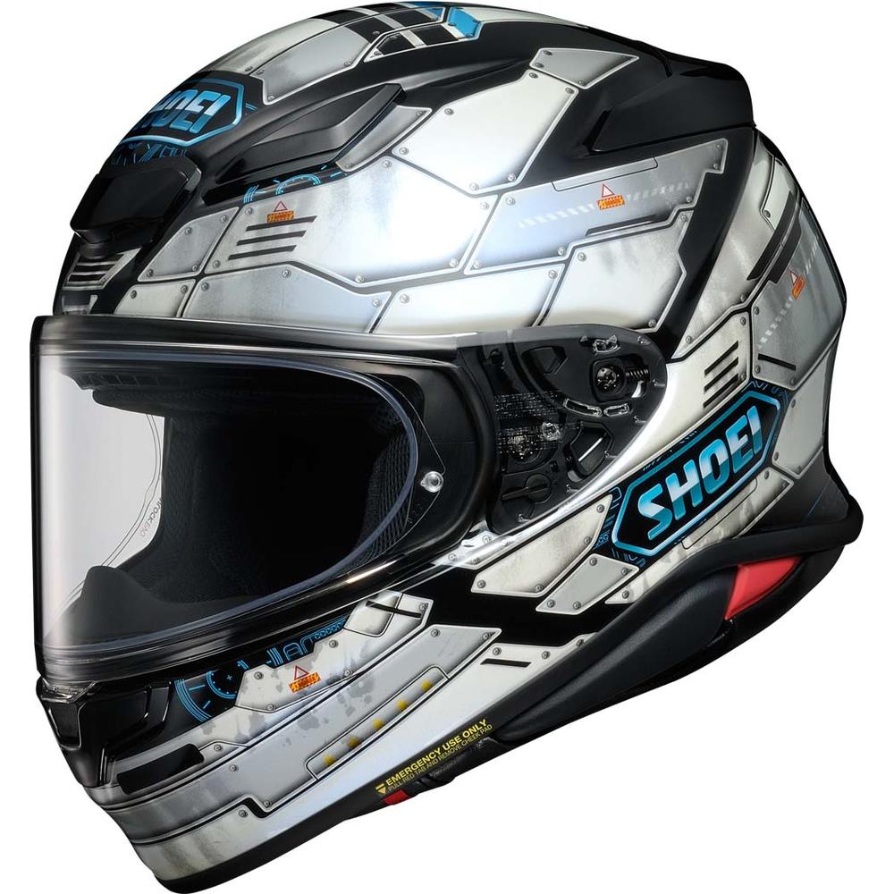 Shoei NXR2 Fortress TC6 Full Face Helmet White - ThrottleChimp