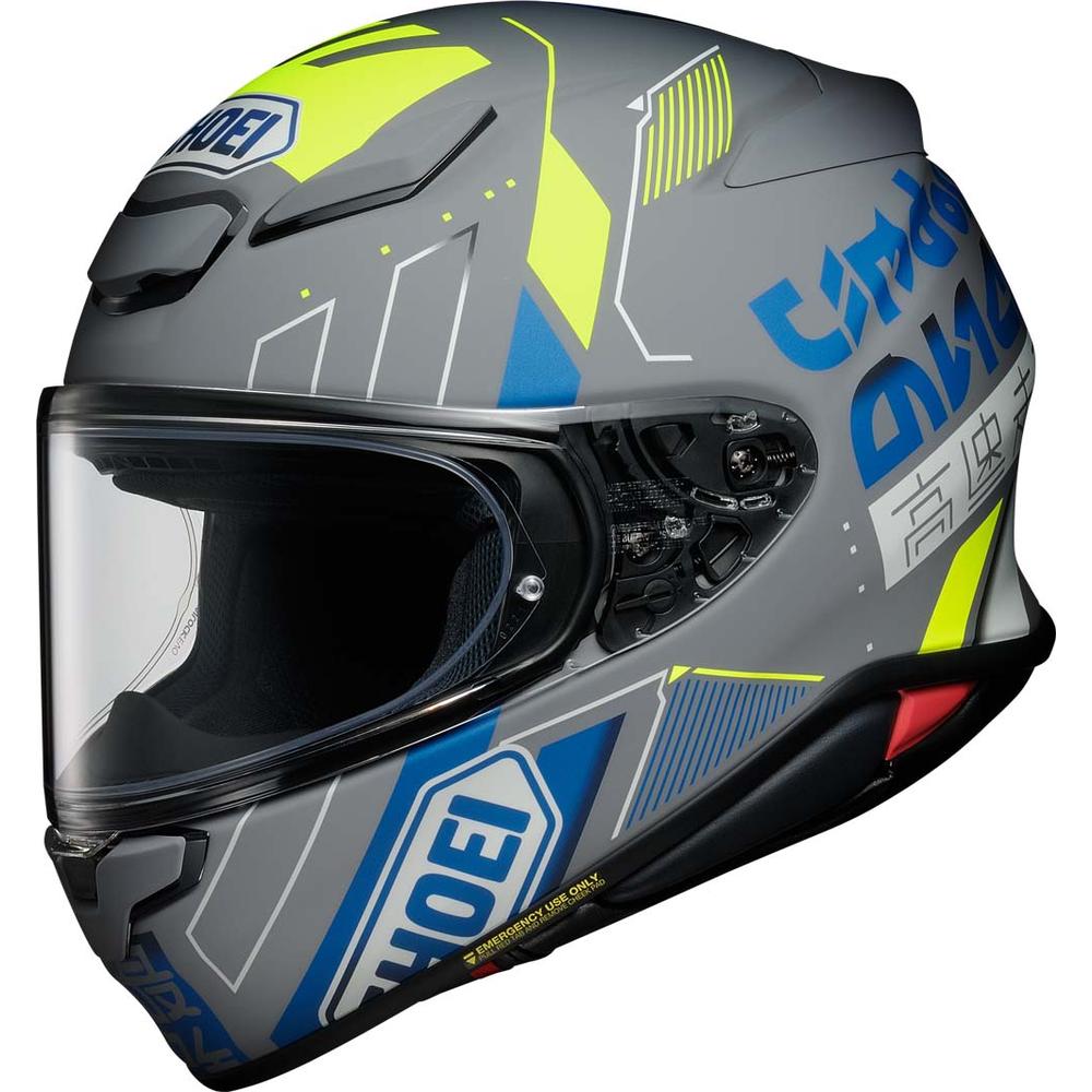 Shoei NXR2 Accolade TC10 Full Face Helmet Grey - ThrottleChimp