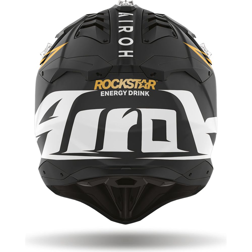 Airoh Aviator 3 Rockstar 22 Motocross Helmet Matt Black FREE 1 YEAR Returns, FREE UK Delivery | ThrottleChimp