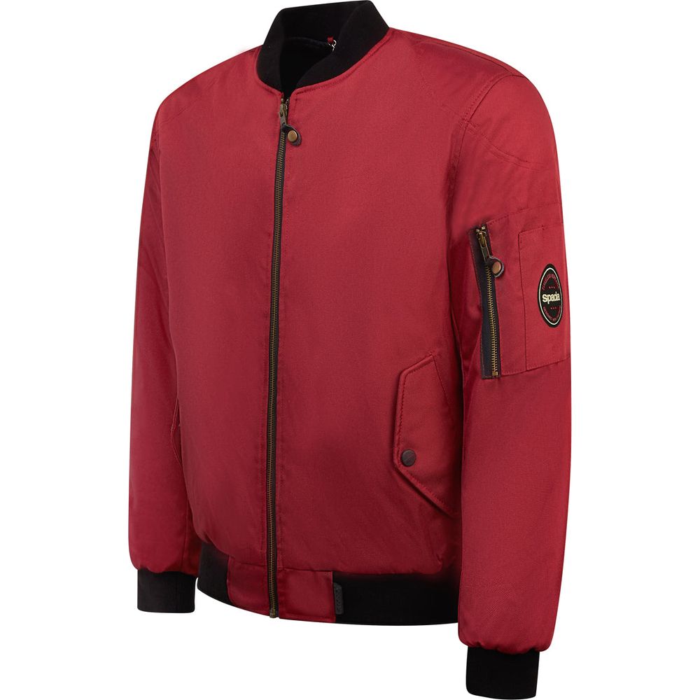 Spada Air Force 1 CE Textile Jacket Red (Image 2) - ThrottleChimp