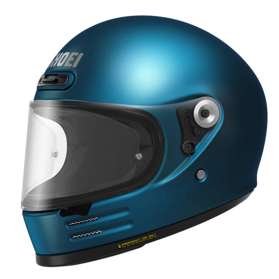 Shoei Glamster 06 Plain Full Face Helmet Laguna Blue - ThrottleChimp