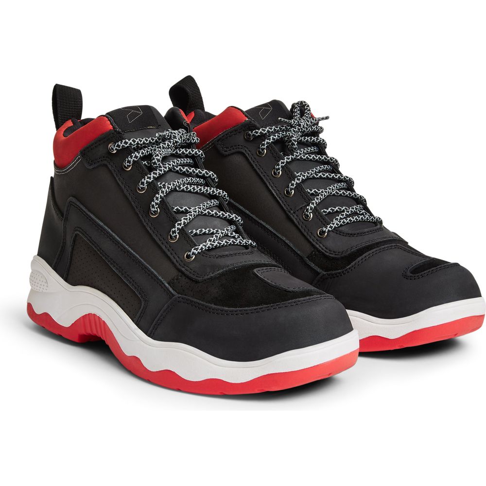 Spada Mercury Trainers Boots Black / Red / White FREE 1 YEAR Returns, FREE UK Delivery | ThrottleChimp