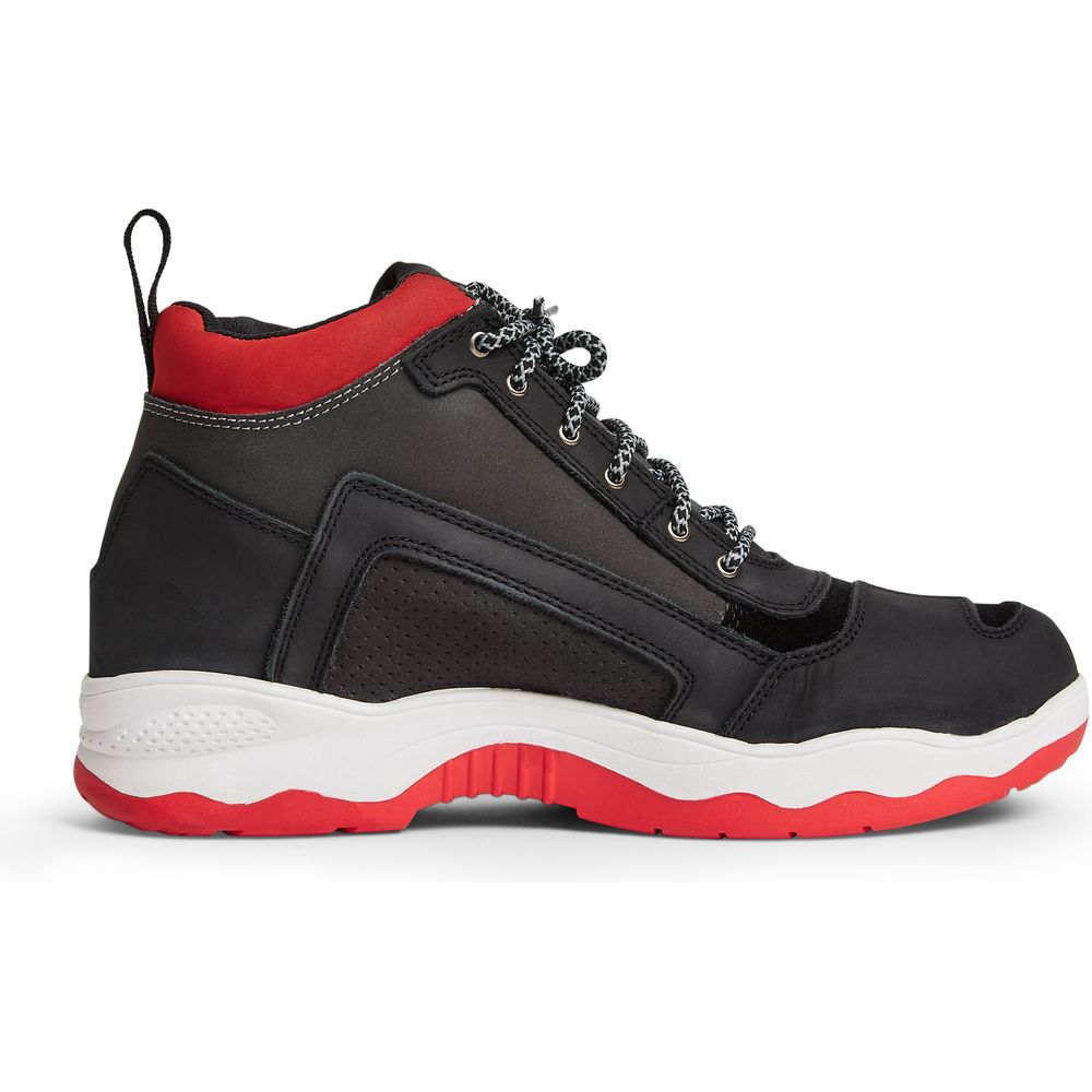 Spada Mercury Trainers Boots Black / Red / White (Image 2) - ThrottleChimp