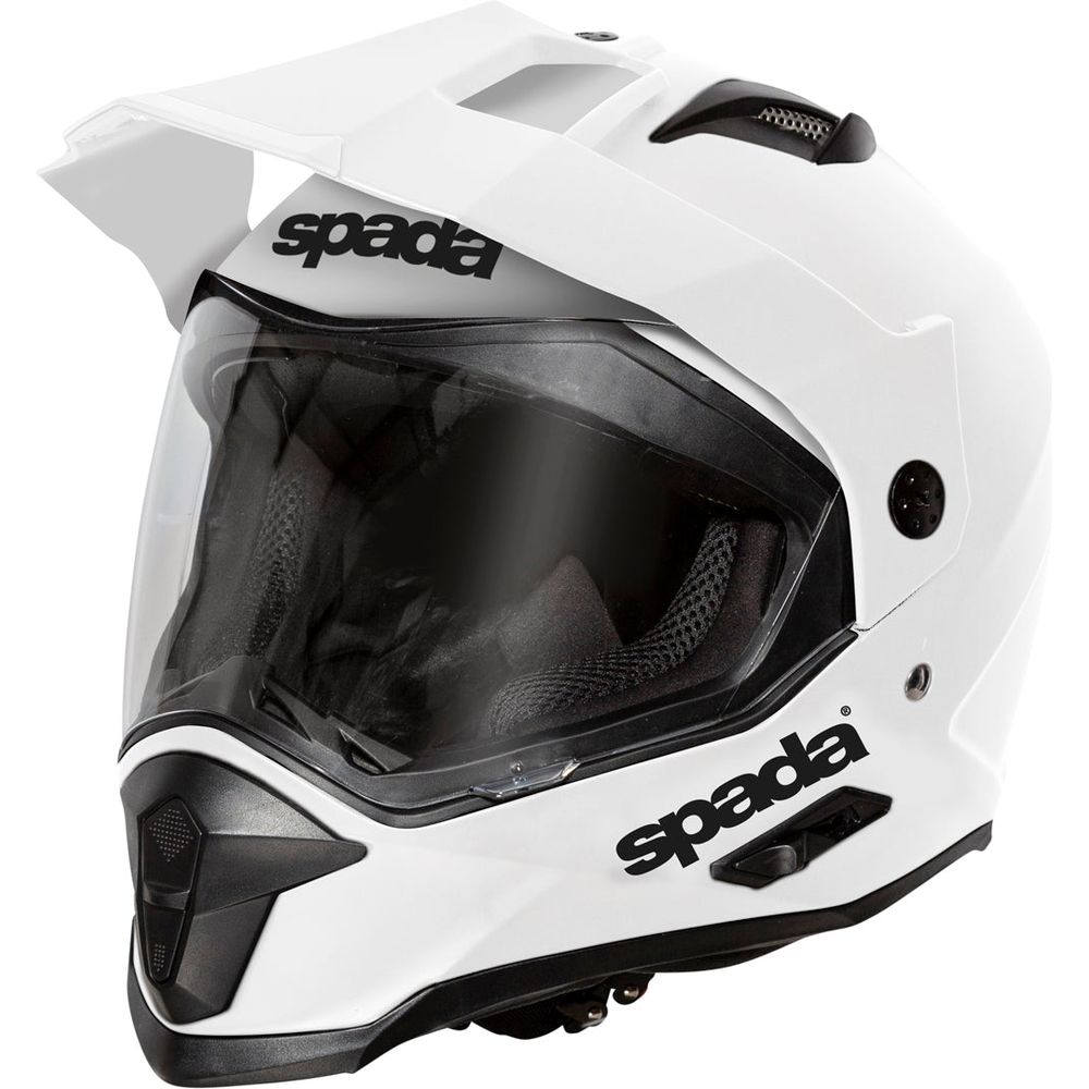 Spada Intrepid 2 Full Face Helmet Pearl White FREE 1 YEAR Returns, FREE UK Delivery | ThrottleChimp