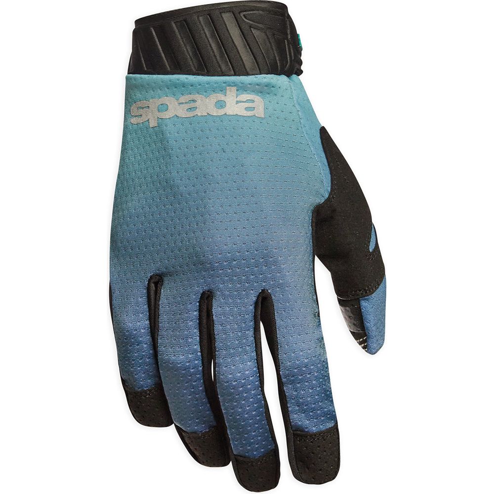 Spada MTB Berm Mesh Air Gloves Gradient Blue - ThrottleChimp