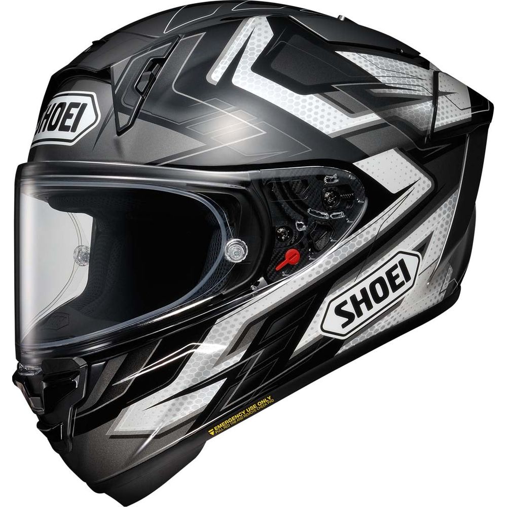 Shoei X-SPR Pro Escalate TC5 Full Face Helmet Black FREE 1 YEAR Returns, FREE UK Delivery | ThrottleChimp