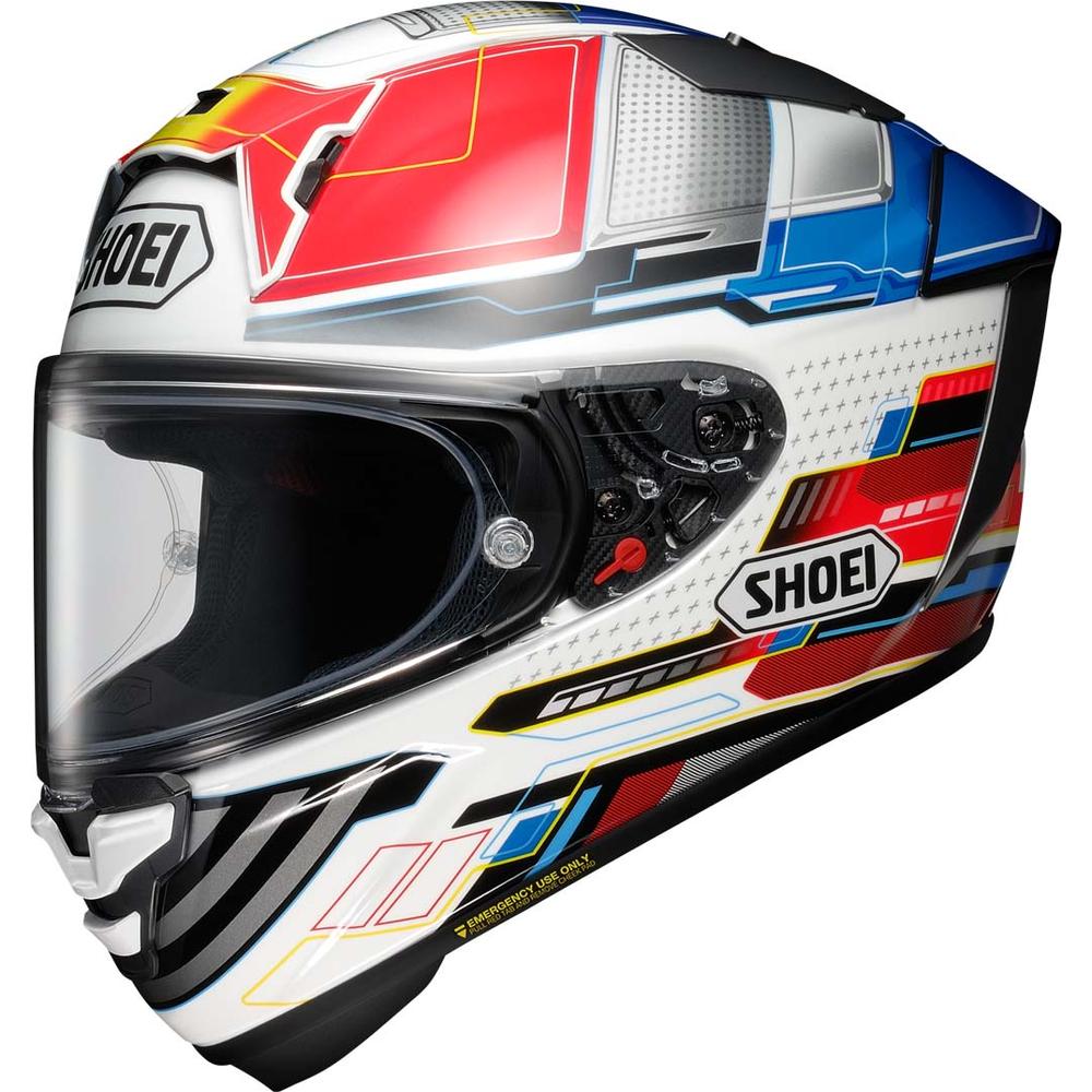 Shoei X-SPR Pro Proxy TC10 Full Face Helmet White FREE 1 YEAR Returns, FREE UK Delivery | ThrottleChimp