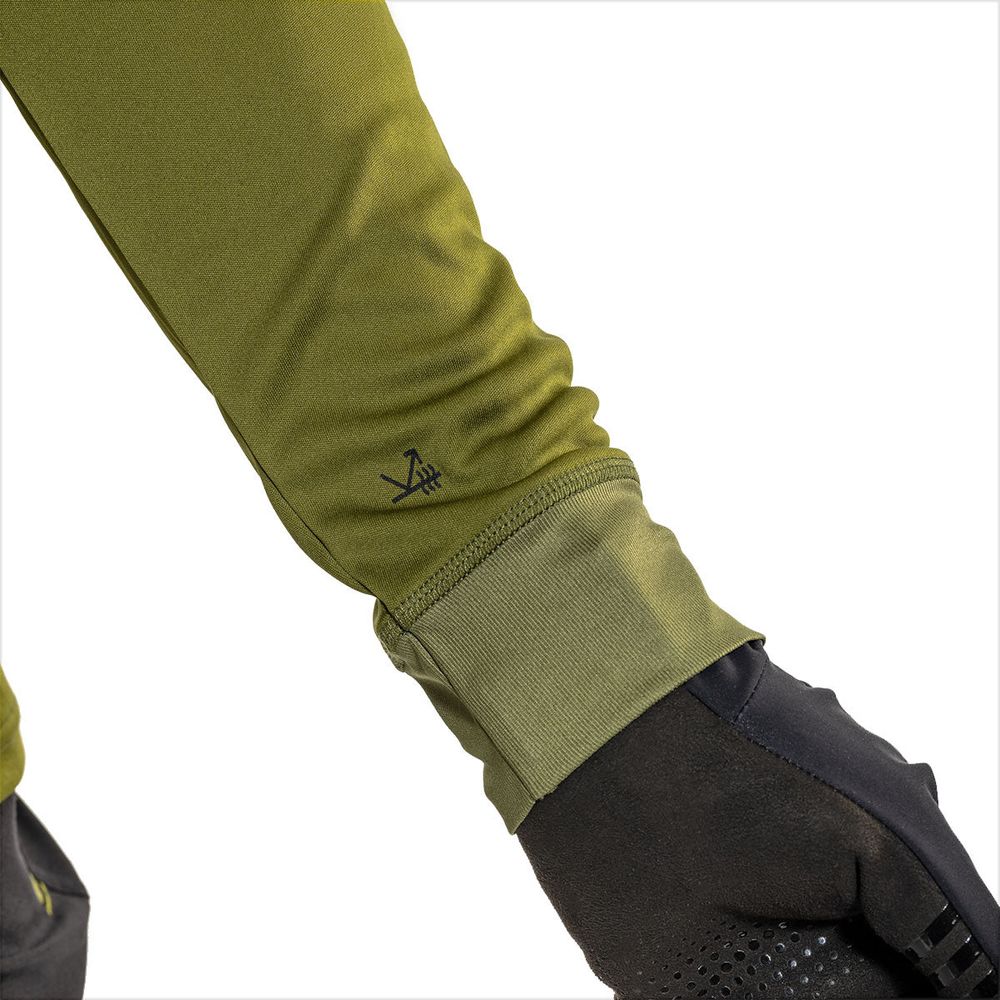 Spada MTB Topo Thermo Long Sleeves Jersey Olive FREE 1 YEAR Returns, FREE UK Delivery | ThrottleChimp