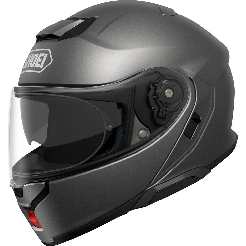 Shoei Neotec 3 Plain Flip-Up Helmet Anthracite - ThrottleChimp