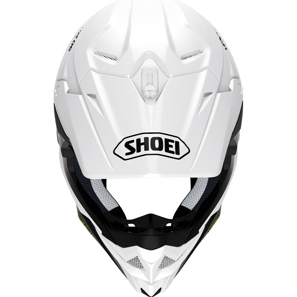 Shoei VFX-WR 06 Plain Off-Road Helmet White (Image 2) - ThrottleChimp