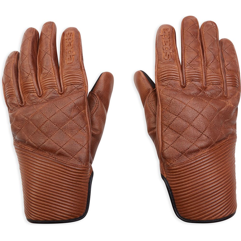 Spada Cooper CE Leather Gloves Brown - ThrottleChimp