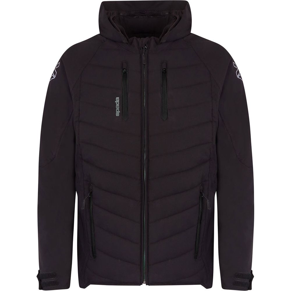 Spada Tino Quilted CE Textile Jacket Black FREE 1 YEAR Returns, FREE UK Delivery | ThrottleChimp