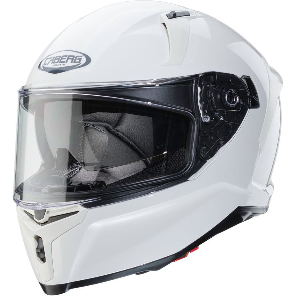 Caberg Avalon X Plain Full Face Helmet White - ThrottleChimp