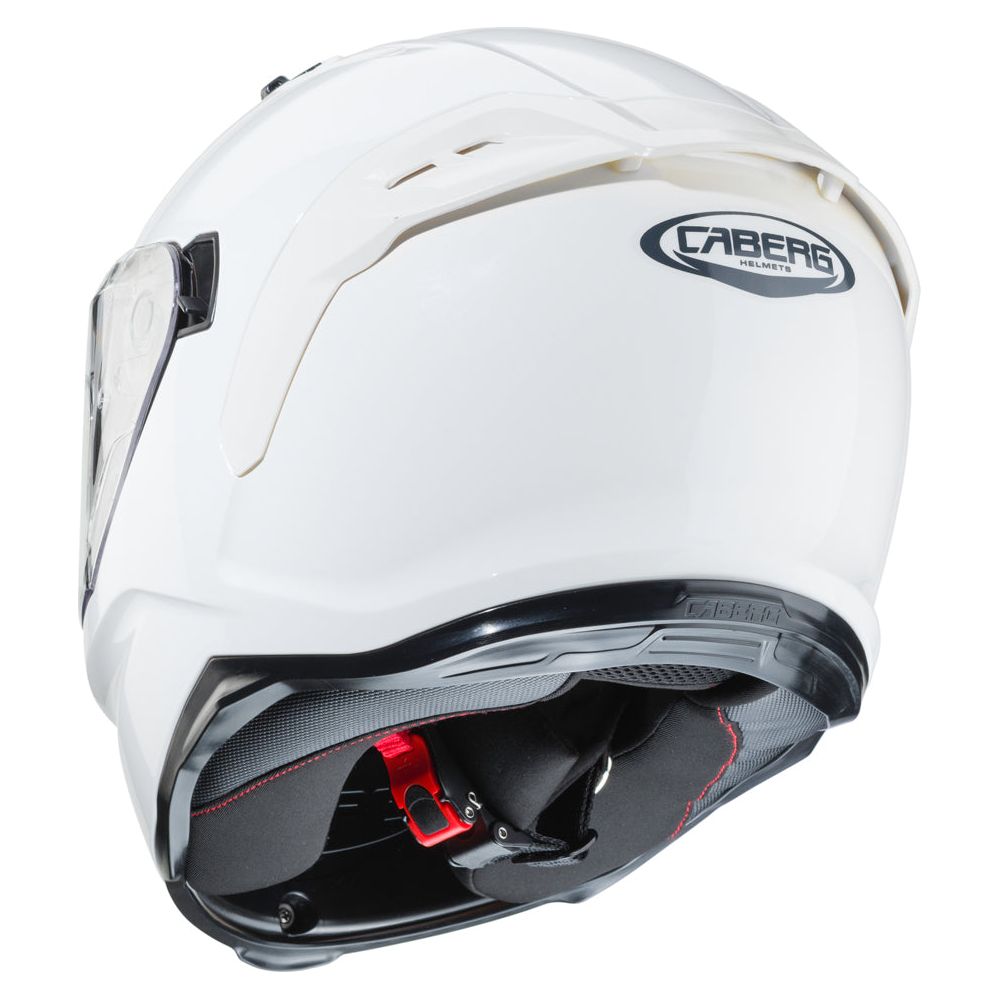 Caberg Avalon X Plain Full Face Helmet White (Image 3) - ThrottleChimp