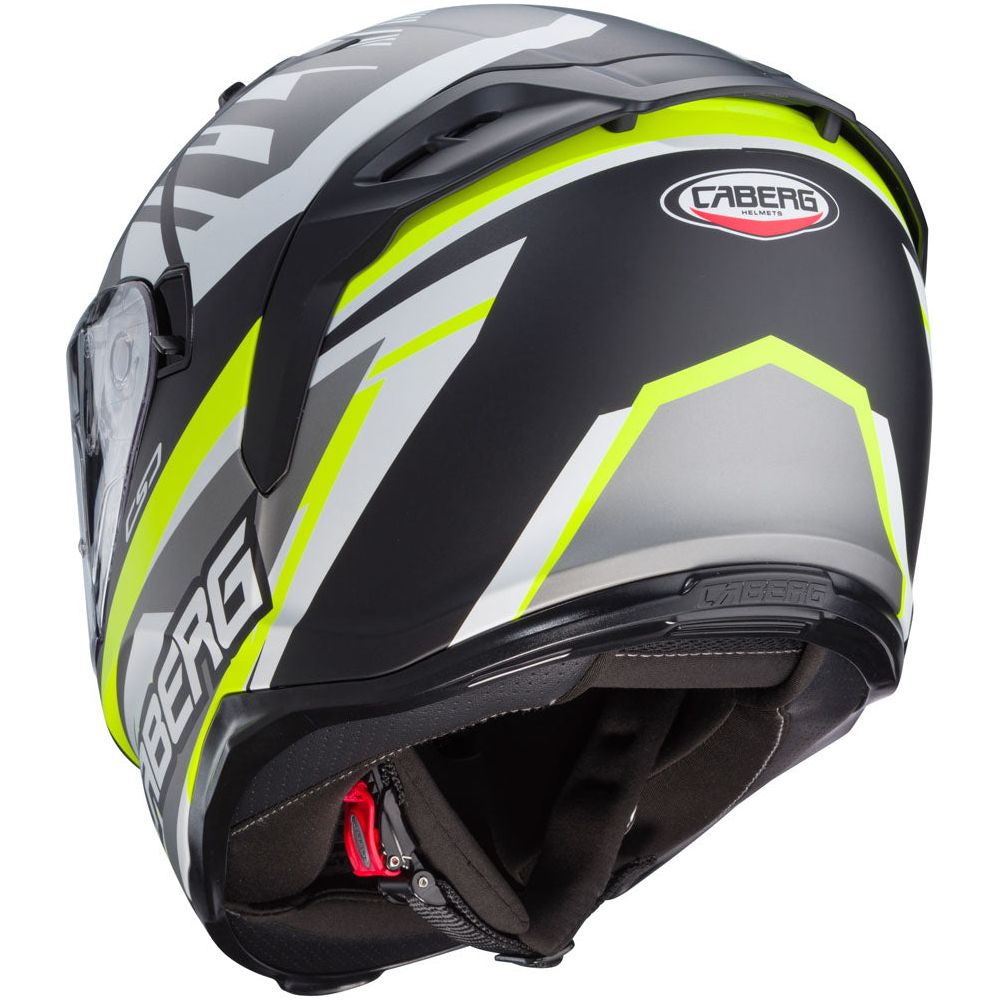 Caberg Avalon X Kira Full Face Helmet Matt Black / Grey / Yellow FREE 1 YEAR Returns, FREE UK Delivery | ThrottleChimp