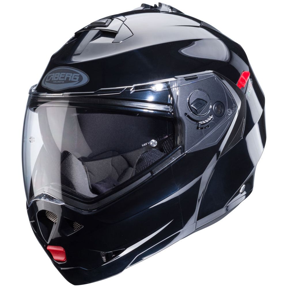 Caberg Duke X Plain Flip-Up Helmet Smart Black FREE 1 YEAR Returns, FREE UK Delivery | ThrottleChimp