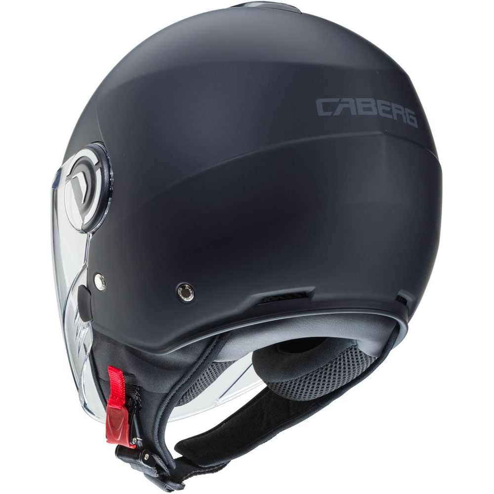 Caberg Riviera V4X Plain Open Face Helmet Matt Black FREE 1 YEAR Returns, FREE UK Delivery | ThrottleChimp