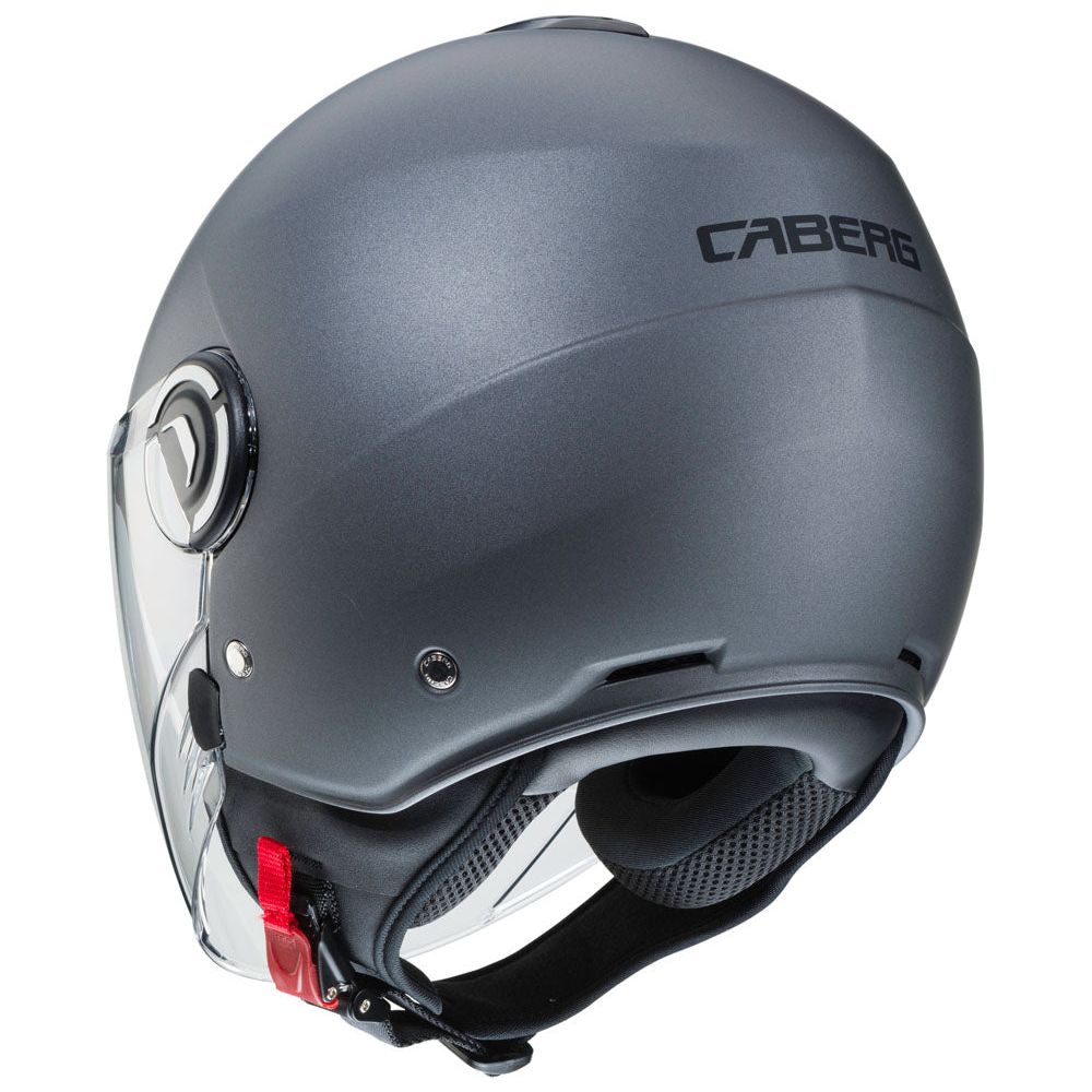 Caberg Riviera V4X Plain Open Face Helmet Matt Gun (Image 3) - ThrottleChimp