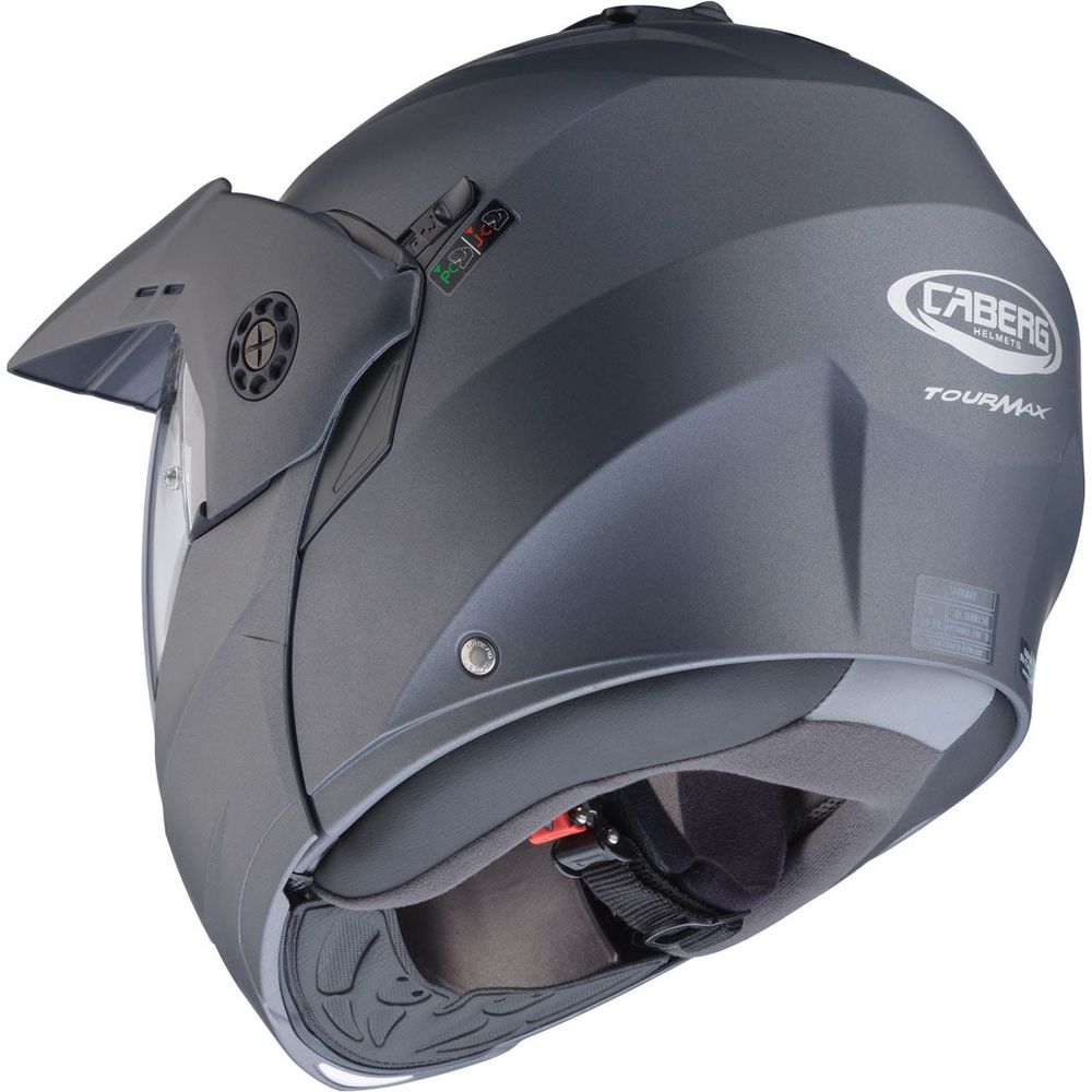 Caberg Tourmax X Plain Flip-Up Helmet Matt Gun (Image 4) - ThrottleChimp