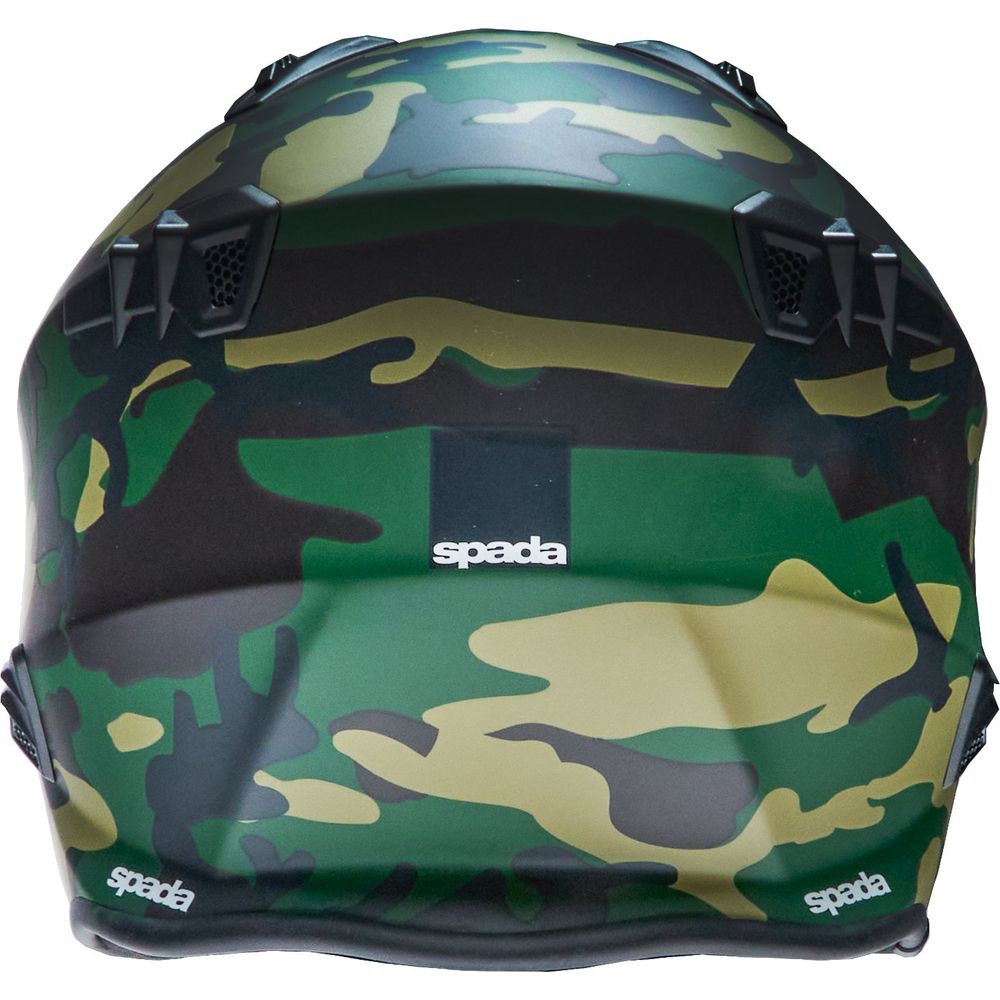 Spada Storm 06 Open Face Helmet Camo Green (Image 3) - ThrottleChimp